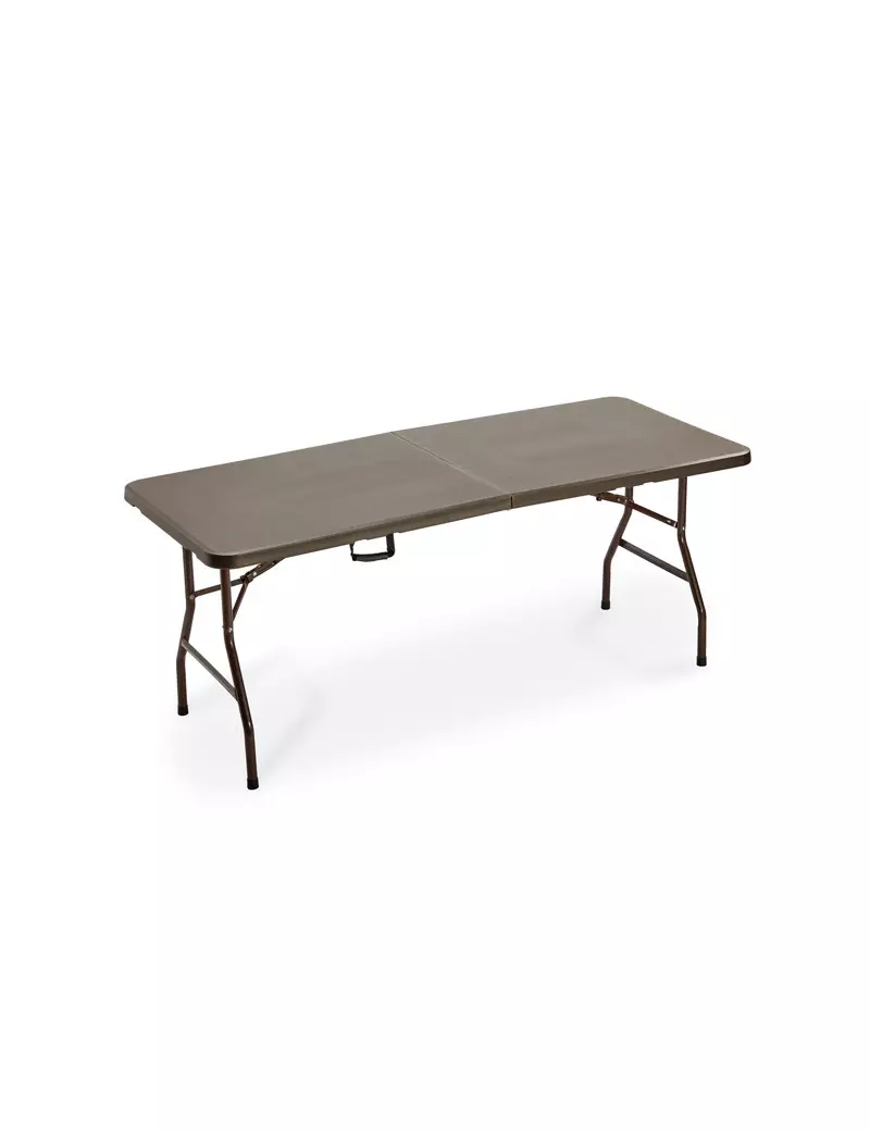 Tavolo Pieghevole in HDPE Garden Friend - 740x76x183 cm - T1714193 (Noce) Tavolo Pieghevole in HDPE Garden Friend - 740x76x183 cm - T1714193 (Noce)