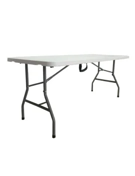 Tavolo Pieghevole in HDPE Garden Friend - 74x76x183 cm - T1714183 (Bianco)