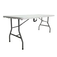 Tavolo Pieghevole in HDPE Garden Friend - 74x76x183 cm - T1714183 (Bianco)