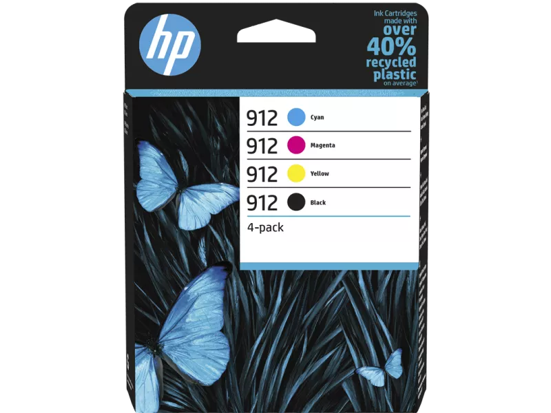 Multipack Cartucce Originali HP 6ZC74AE 912 (Nero e Colori Conf. 4) Multipack Cartucce Originali HP 6ZC74AE 912 (Nero e Colori Conf. 4)