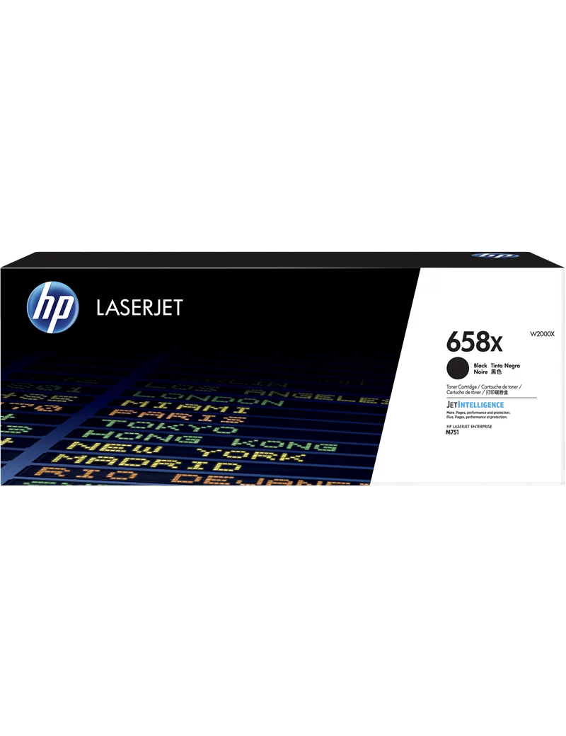 Toner Originale HP W2000X 658X (Nero 33000 pagine)