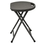 Sgabello Pieghevole in HDPE Garden Friend - 44x30x30 cm - S1714197 (Noce)
