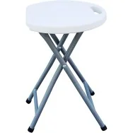 Sgabello Pieghevole in HDPE Garden Friend - 44x30x30 cm - S1714187 (Bianco)