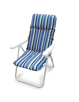 Poltroncina Relax Ischia Garden Friend - P1548102 (Bianco e Blu)