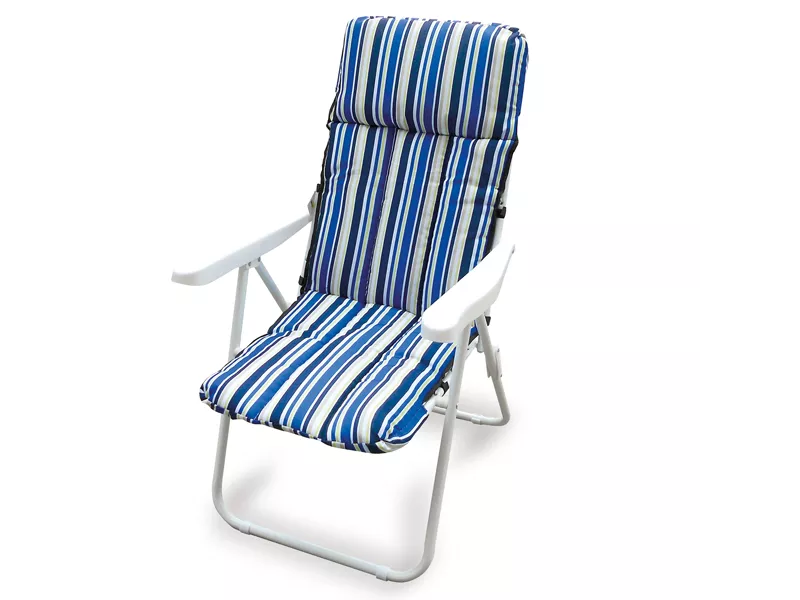 Poltroncina Relax Ischia Garden Friend - P1548102 (Bianco e Blu)