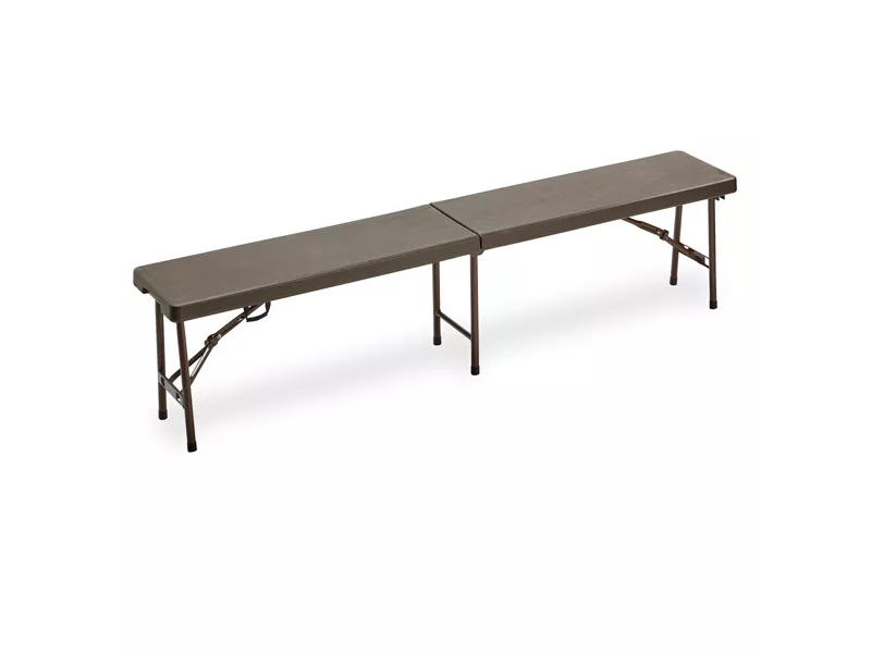 Panca Pieghevole in HDPE Garden Friend - 44x30x183 cm - P1714195 (Noce)