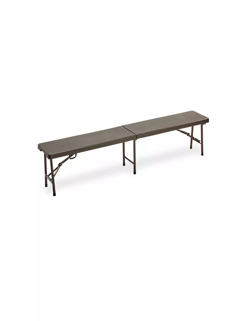 Panca Pieghevole in HDPE Garden Friend - 44x30x183 cm - P1714195 (Noce) Panca Pieghevole in HDPE Garden Friend - 44x30x183 cm - P1714195 (Noce)