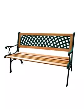 Panca da Giardino Rombo Garden Friend - Acciaio Verniciato - P1283001 (Ghisa e Legno)