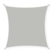 Tenda a Vela Ombreggiante Garden Friend - Quadrata - 3x3 m - T1699032 (Grigio Cenere)