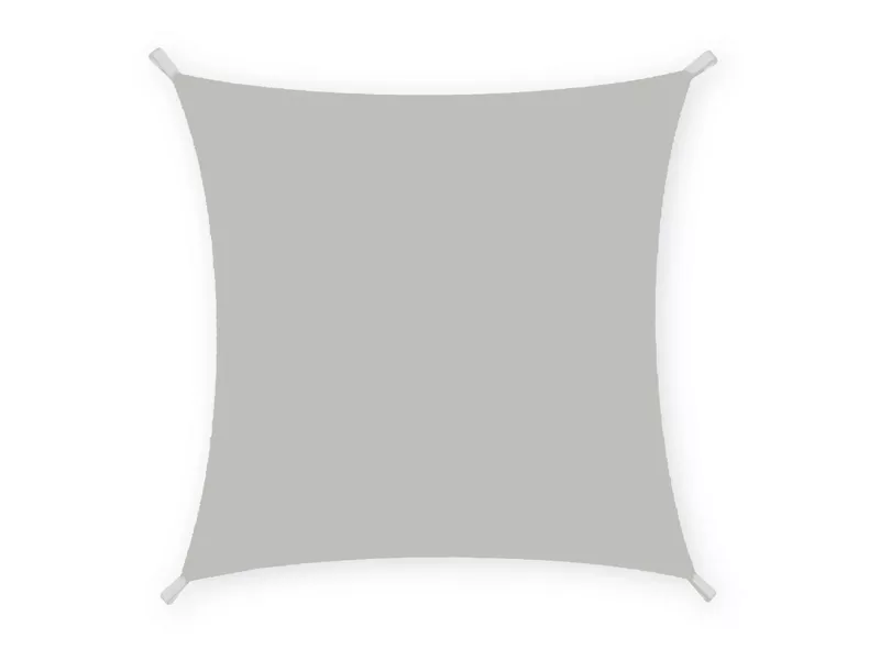 Tenda a Vela Ombreggiante Garden Friend - Quadrata - 3x3 m - T1699032 (Grigio Cenere) Tenda a Vela Ombreggiante Garden Friend - Quadrata - 3x3 m - T1699032 (Grigio Cenere)