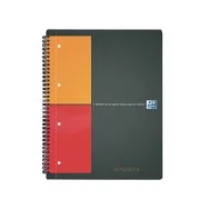 Blocco Spiralato Activebook International Oxford - A4+ - 80 Fogli - 5 mm con Margini - 100104329 (Grigio)