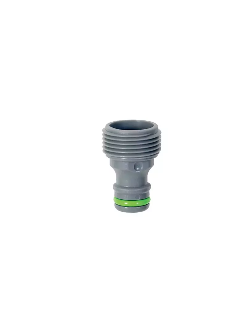Adattatore per Raccordo Tubo da 3/4" Verdemax - 9400 (Grigio e Verde) Adattatore per Raccordo Tubo da 3/4" Verdemax - 9400 (Grigio e Verde)