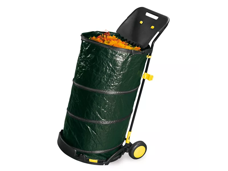 Carrello Raccoglifoglie Pop-Up Garden Friend - 150 Litri - C1299901 (Nero) Carrello Raccoglifoglie Pop-Up Garden Friend - 150 Litri - C1299901 (Nero)