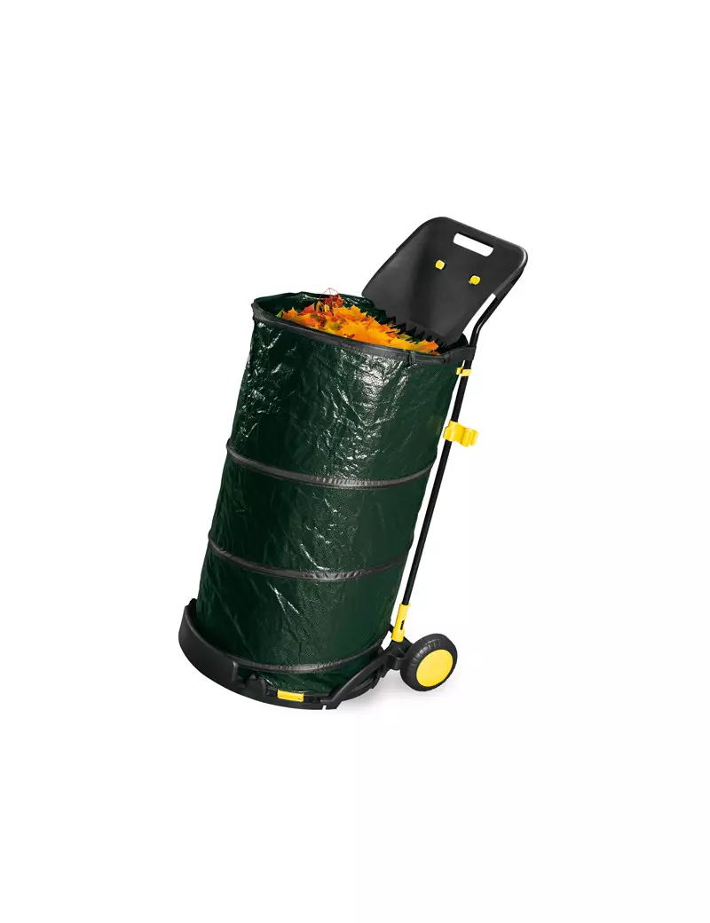Carrello Raccoglifoglie Pop-Up Garden Friend - 150 Litri - C1299901 (Nero) Carrello Raccoglifoglie Pop-Up Garden Friend - 150 Litri - C1299901 (Nero)