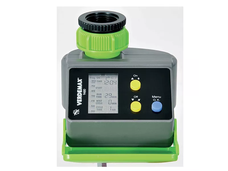 Centralina Digitale per Irrigazione Verdemax - 9480 (Grigio e Verde)