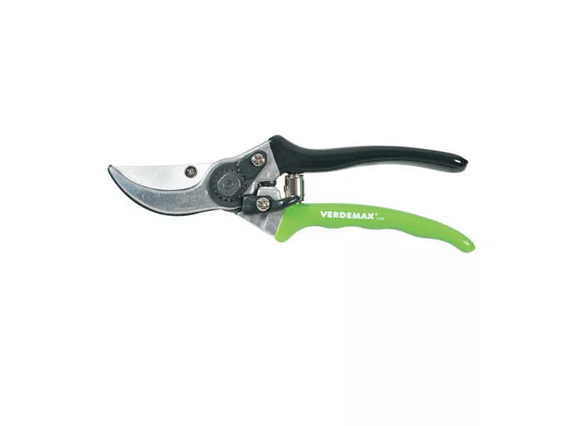 Forbici da Giardino By-Pass Verdemax - Standard - 4135 (Nero e Verde)