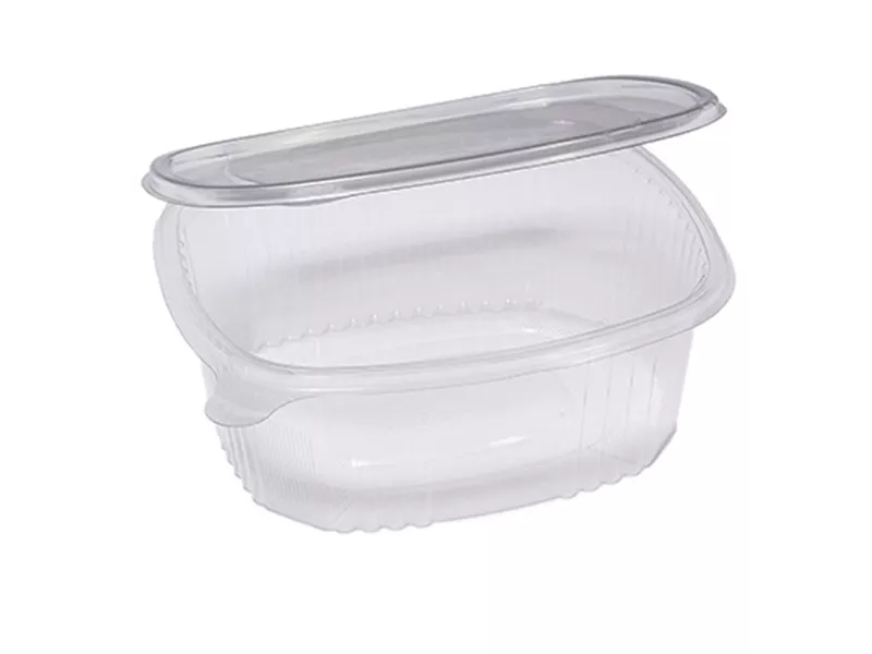 Contenitori Ovali in PET Cuki Professional - con Coperchio - 16x13,5x6,2 cm - 1507207501 (Trasparente Conf. 50) Contenitori Ovali in PET Cuki Professional - con Coperchio - 16x13,5x6,2 cm - 1507207501 (Trasparente Conf. 50)