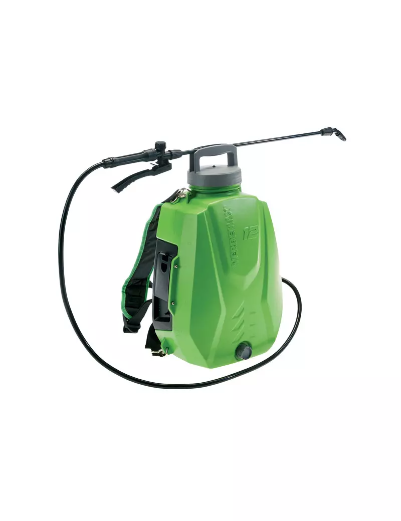 Pompa a Zaino Futura Verdemax - a Batteria - 12 Litri - 5998 (Verde)