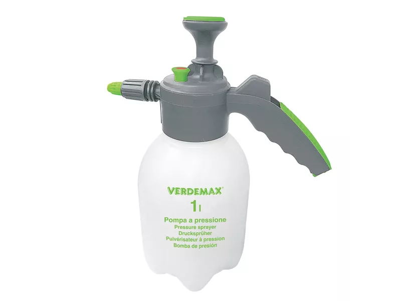 Pompa a Pressione Verdemax - Manuale - 1 Litro - 5922 (Bianco)