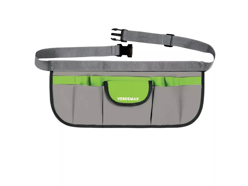 Marsupio Porta Attrezzi Verdemax - 5005 (Grigio e Verde) Marsupio Porta Attrezzi Verdemax - 5005 (Grigio e Verde)