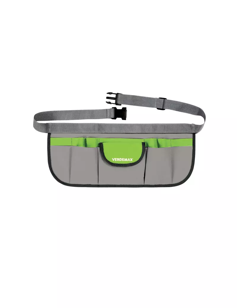 Marsupio Porta Attrezzi Verdemax - 5005 (Grigio e Verde) Marsupio Porta Attrezzi Verdemax - 5005 (Grigio e Verde)