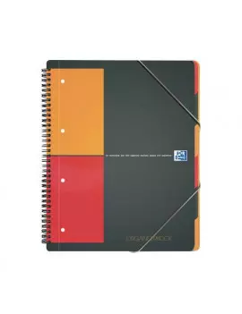 Blocco Spiralato Organiserbook Intenational Oxford - A4+ - 5 mm - 100102777 (Grigio)