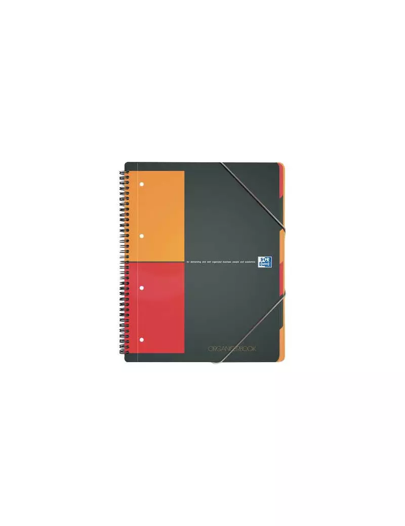 Blocco Spiralato Organiserbook Intenational Oxford - A4+ - 5 mm - 100102777 (Grigio)