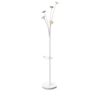 Appendiabiti da Terra Festival BC Alba - 5 Posti - 175 cm - PMFESTW BC (Bianco e Legno)