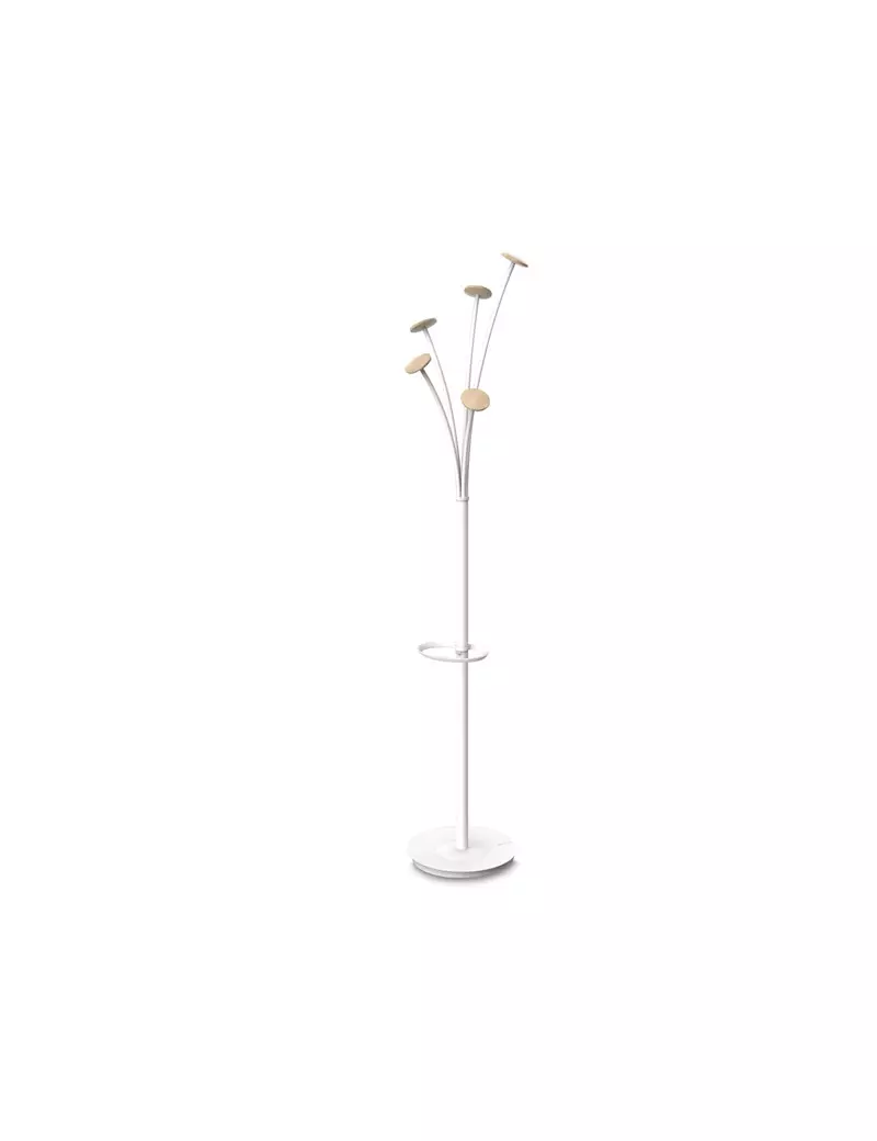Appendiabiti da Terra Festival BC Alba - 5 Posti - 175 cm - PMFESTW BC (Bianco e Legno) Appendiabiti da Terra Festival BC Alba - 5 Posti - 175 cm - PMFESTW BC (Bianco e Legno)