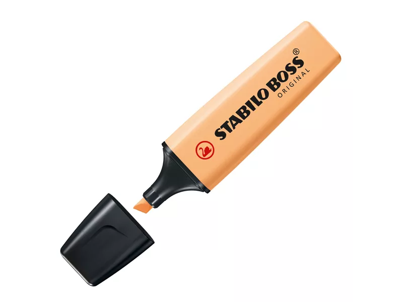 Evidenziatore Boss Pastel Stabilo - 2-5 mm - 70/125 (Arancione Papaya Conf. 10)