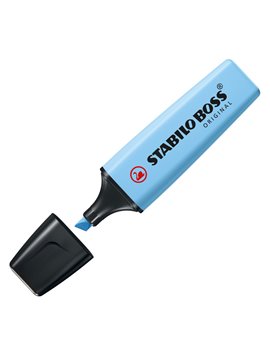 Evidenziatore Boss Pastel Stabilo - 2-5 mm - 70/112 (Azzurro Cielo Conf. 10)