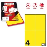 Etichette Adesive Markin - A4 - 105x48 mm - X210C519F-GI (Giallo Fluo Conf. 100)