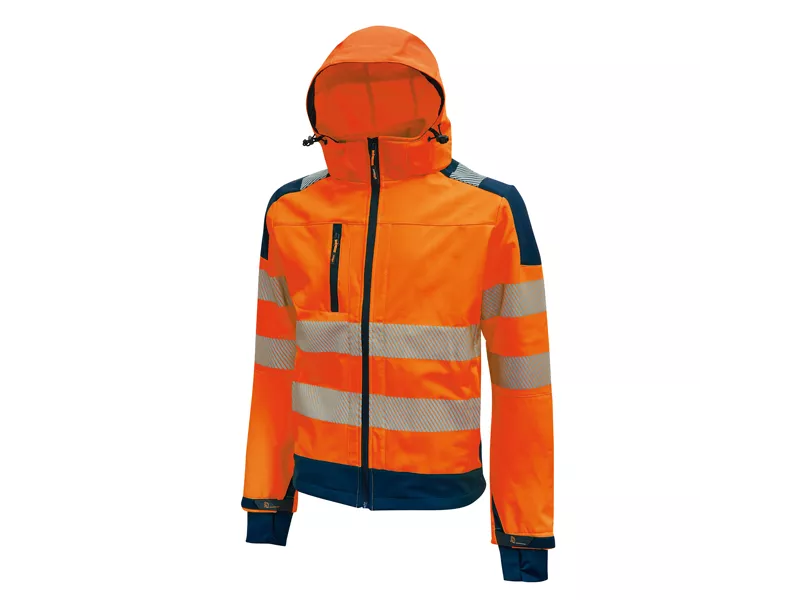 Giacca da Lavoro Softshell Alta Visibilità U-Power - Taglia XXL - HL169OF-XXL (Arancione Fluo)