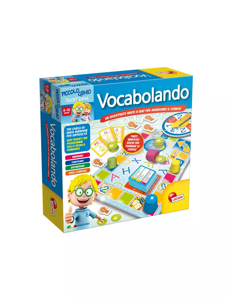 Vocabolando Piccolo Genio Talent School Lisciani - 48878 Vocabolando Piccolo Genio Talent School Lisciani - 48878