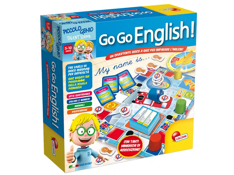 Go-Go English Piccolo Genio Talent School Lisciani - 48892 Go-Go English Piccolo Genio Talent School Lisciani - 48892