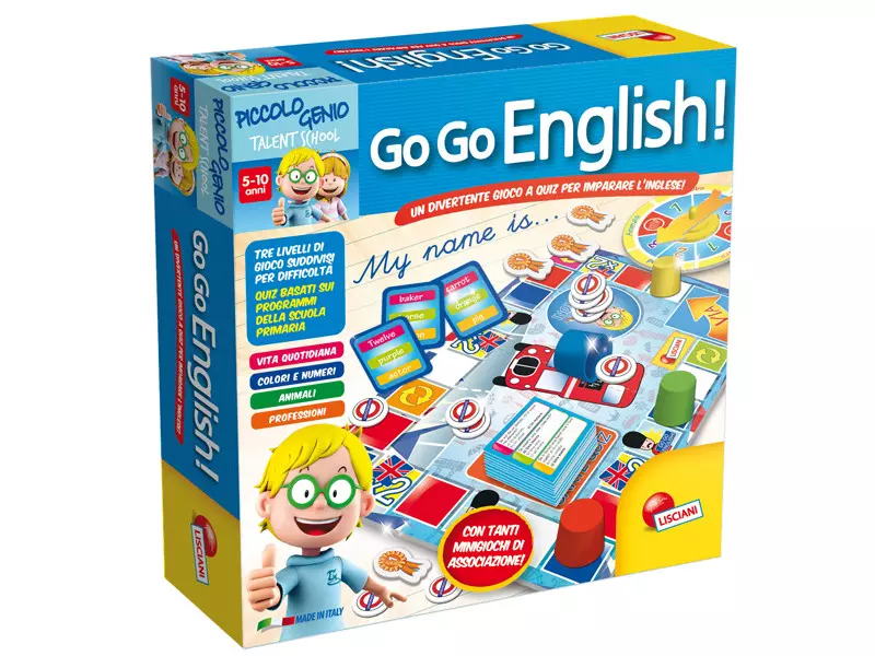 Go-Go English Piccolo Genio Talent School Lisciani - 48892 Go-Go English Piccolo Genio Talent School Lisciani - 48892