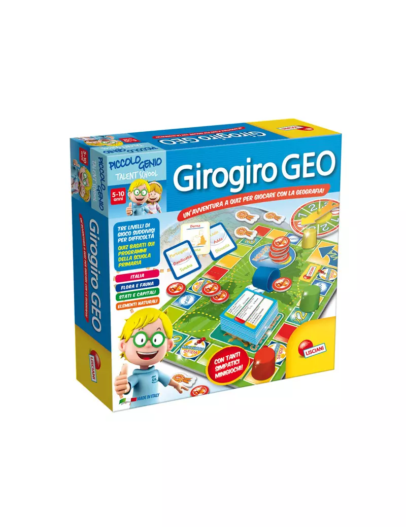 Girogiro Geo Piccolo Genio Talent School Lisciani - 48908 Girogiro Geo Piccolo Genio Talent School Lisciani - 48908