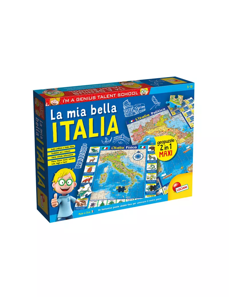 La Mia Bella Italia Piccolo Genio Talent School Lisciani - 80571 La Mia Bella Italia Piccolo Genio Talent School Lisciani - 80571