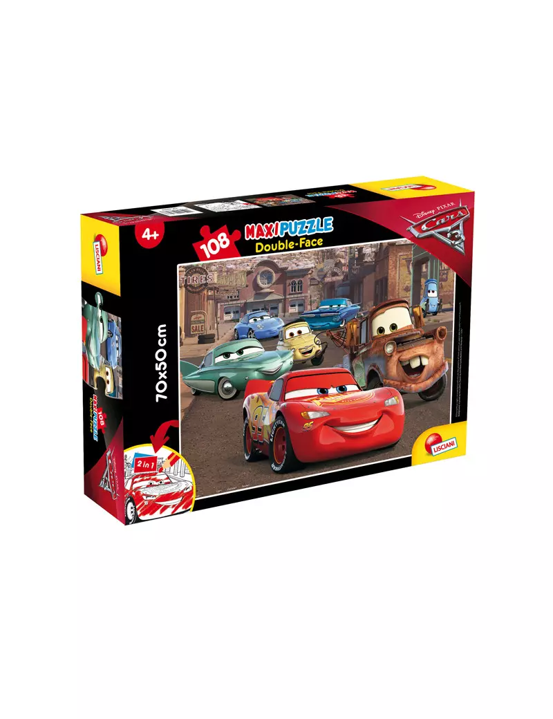 Puzzle Disney Cars 3 Racer Lisciani - 108 Pezzi - 63963 Puzzle Disney Cars 3 Racer Lisciani - 108 Pezzi - 63963