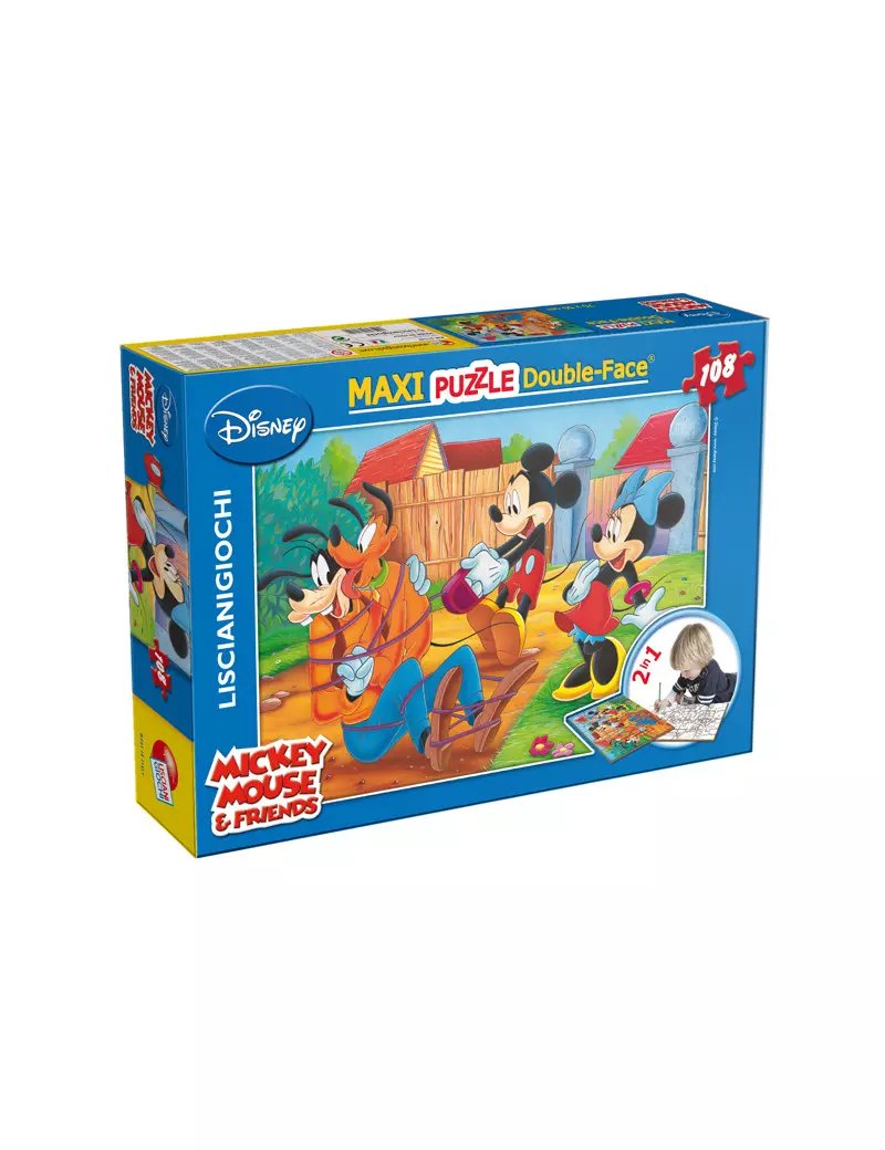 Puzzle Disney Mickey Mouse & Friends Lisciani - 108 Pezzi - 31740