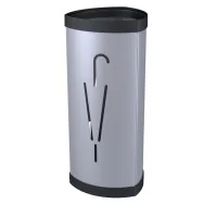 Portaombrelli in Metallo Alba - 26x60 cm - PMTRIA2-M (Argento)