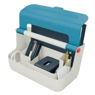 Portaoggetti con Maniglia Cosy Leitz - 61250061 (Bianco e Blu)