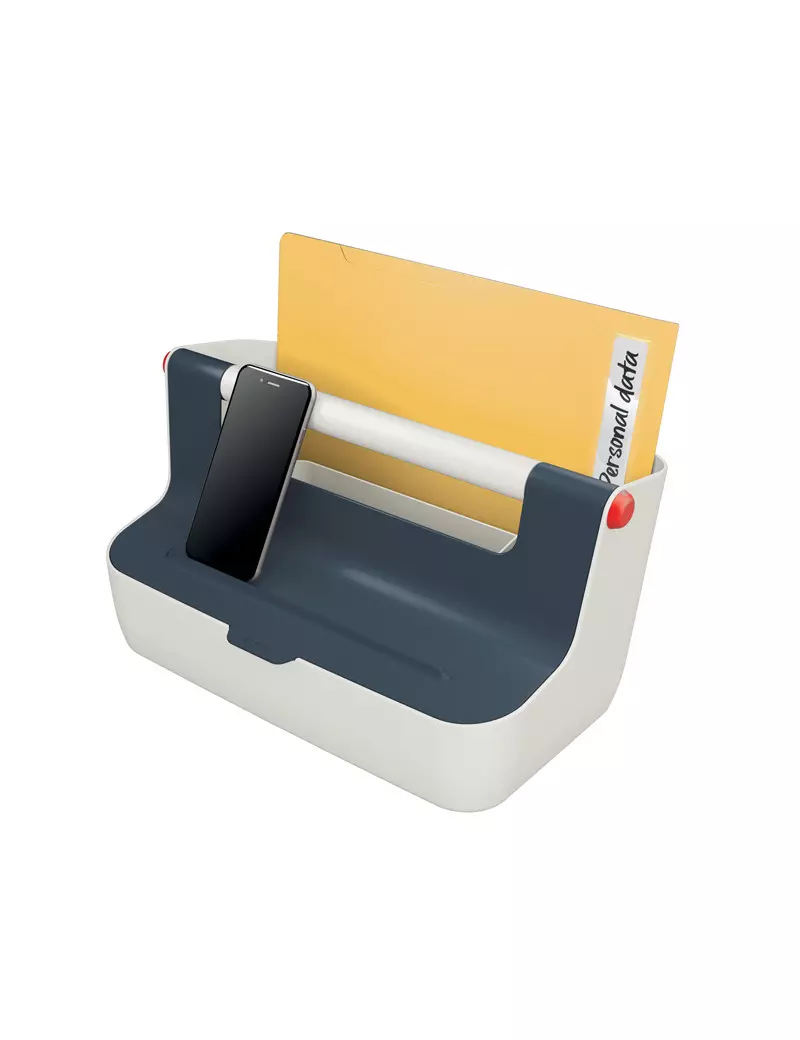 Portaoggetti con Maniglia Cosy Leitz - 61250089 (Grigio) Portaoggetti con Maniglia Cosy Leitz - 61250089 (Grigio)