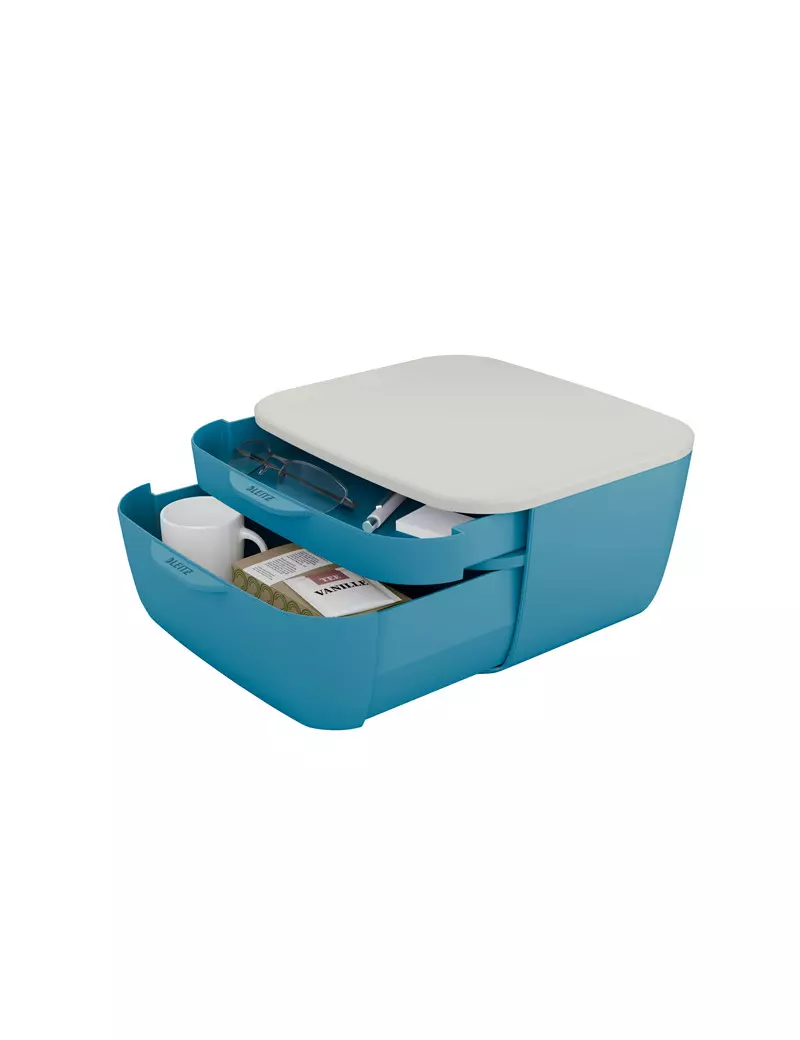 Cassettiera Cosy Leitz - 2 Scomparti - 53570061 (Blu)