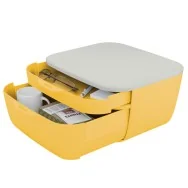 Cassettiera Cosy Leitz - 2 Scomparti - 53570019 (Giallo)