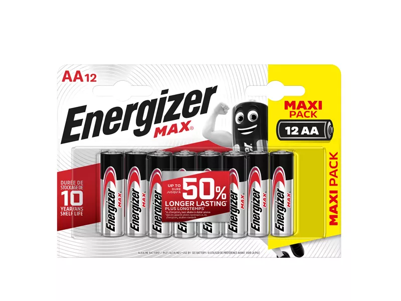 Pile Energizer Max - Stilo AA - E301531400 (Conf. 12) Pile Energizer Max - Stilo AA - E301531400 (Conf. 12)