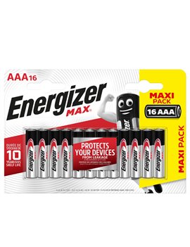 Pile Energizer Max - Ministilo AAA - E301539300 (Conf. 16)