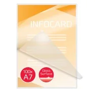 Pouches per Plastificatrici GBC - A7 Lucida - 125 micron - IB581076 (Trasparente Conf. 100)