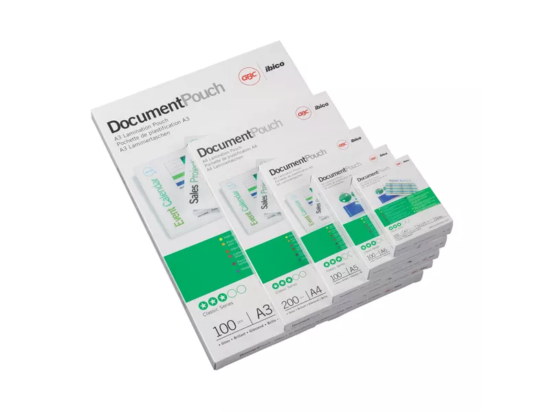 Pouches per Plastificatrici GBC - 81x119 mm - 125 micron - 3743155 (Trasparente Conf. 100) Pouches per Plastificatrici GBC - 81x119 mm - 125 micron - 3743155 (Trasparente Conf. 100)