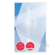 Pouches per Plastificatrici GBC - 67x99 mm - 125 micron - 3743177 (Trasparente Conf. 100)